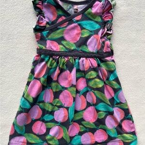 Tea Collection 4T Guava Go-Go Pink Flutter Dress